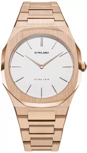 Zegarek Zegarek D1 Milano D1-UTBL02 ROSE GOLD EGGSHELL ULTRA THIN BRACELET 38 MM - Zegarki damskie - miniaturka - grafika 1