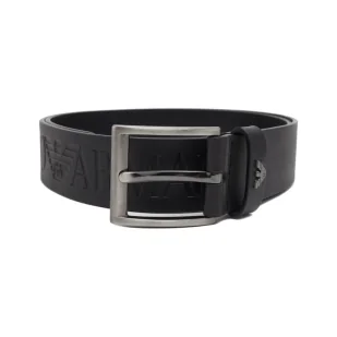 Emporio Armani Skórzany pasek TOUNGUE BELT - Paski - miniaturka - grafika 1