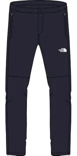THE NORTH FACE Męskie spodnie trekkingowe Grivola Summit Navy, 34 - Spodenki męskie - miniaturka - grafika 1