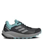 Buty trekkingowe damskie - Buty do biegania adidas Terrex Trail Rider Trail Running Shoes HR1182 Czarny - miniaturka - grafika 1