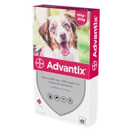 Artykuły przeciw pasożytom - BAYER Advantix Spot-on 10kg - 25kg - miniaturka - grafika 1