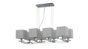 Lumina Deco Deco NOWOCZESNA LAMPA WISZĄCA Z BIAŁYMI ABAŻURAMI FIANELO - Lampy sufitowe Lumina Deco Deco NOWOCZESNA LAMPA WISZĄCA Z BIAŁYMI ABAŻURAMI FIANELO - Lampy sufitowe - miniaturka - grafika 1
