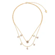 Naszyjniki - Naszyjnik Guess JUBN06 028JW Złoty - miniaturka - grafika 1