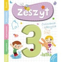 Olesiejuk Sp. z o.o. praca zbiorowa Zeszyt 3-latka - Edukacja przedszkolna - miniaturka - grafika 1