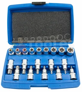 Klucze nasadowe TORX BITY 1/2 E-TORX 19el SILVER - Klucze i nasadki - miniaturka - grafika 5