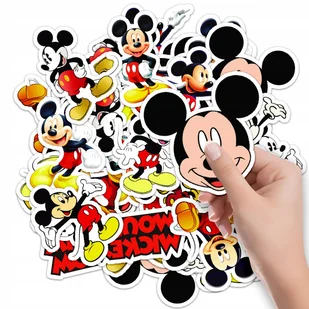 NAKLEJKI NA ZESZYT NALEPKA Z POSTACIAMI MYSZKA MIKI MICKEY WZORY 10SZT - Szkolne artykuły papiernicze - miniaturka - grafika 1