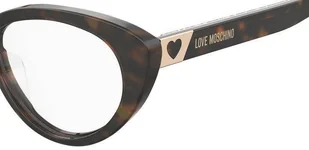 Okulary korekcyjne Love Moschino MOL577 086 - Okulary korekcyjne, oprawki, szkła - miniaturka - grafika 4