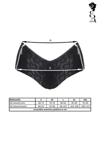Demoniq bralex001 - szorty, Czarny Wariant/Rozmiar: S  << DYSKRETNIE   |   DOSTAWA 24h   |  GRATISY - Majtki damskie - miniaturka - grafika 8