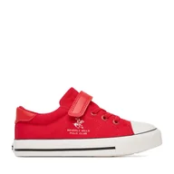 Buty dla dziewczynek - Trampki Beverly Hills Polo Club EO-CSS20377-77 (DZ) Czerwony - miniaturka - grafika 1