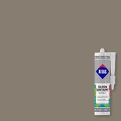 Silikony - Silpac sanitarny ATLAS SILITON S 280 ml - grafit ATSISSGR-30 - miniaturka - grafika 1