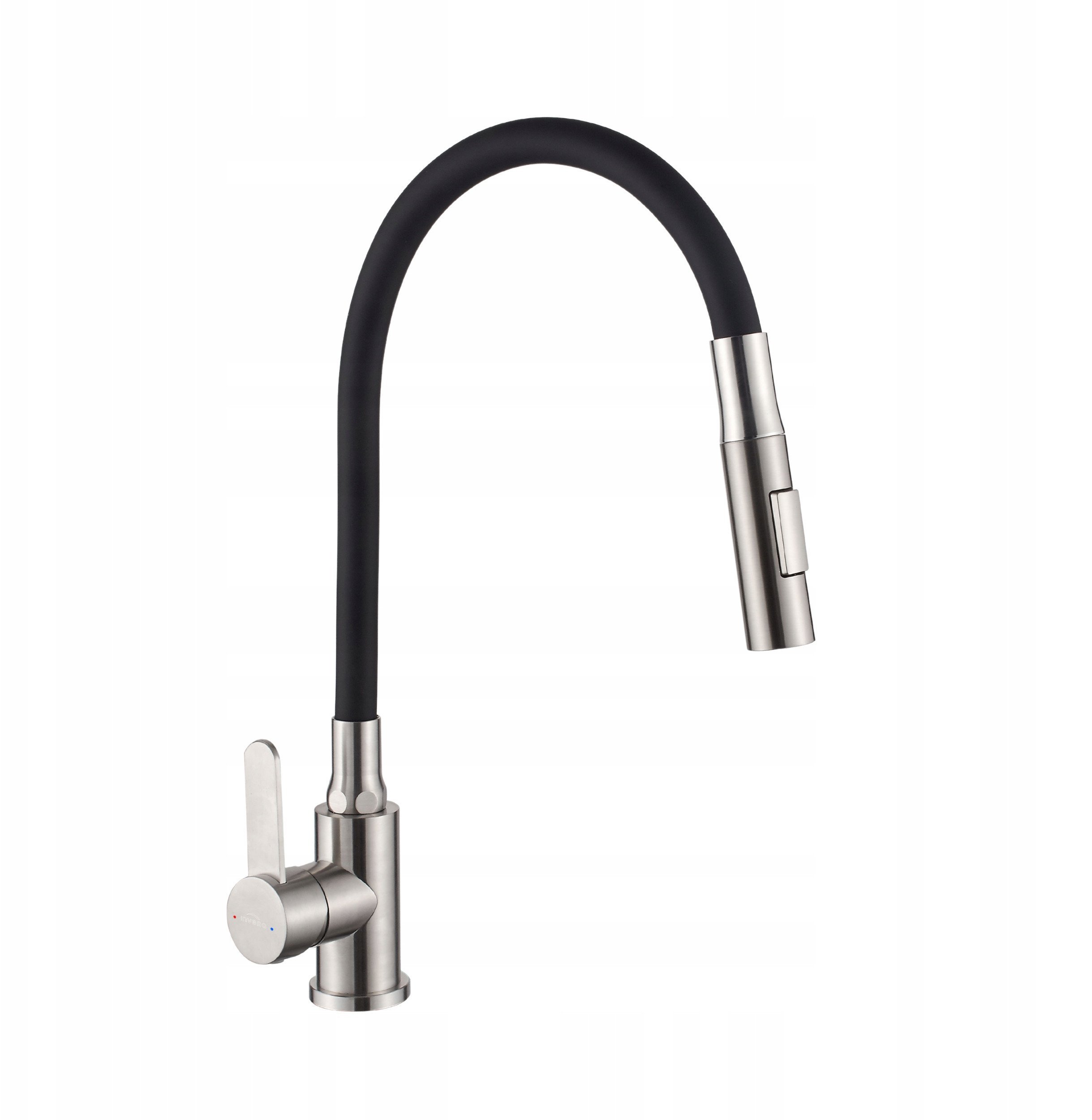 Invena bateria kuchenna Dalis, inox/czarny BZ-64-043-L