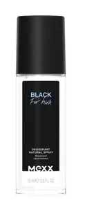 Mexx Black Dezodorant w Sprayu dla Mężczyzn 75ml - Dezodoranty i antyperspiranty męskie - miniaturka - grafika 1