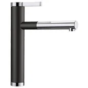 Baterie kuchenne - Blanco LINEE-S Silgranit-Look Czarny/Chrom 526171 - miniaturka - grafika 1