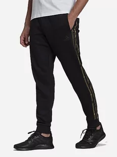 Spodnie dresowe Adidas 3 Stripe Camo Pant Black HE1871 M Czarne (4065423417855 _EU) - Spodnie sportowe męskie - miniaturka - grafika 1