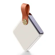 Etui i futerały do telefonów - Dla etui na telefon Motorola Razr 50 Ultra 5G Wielobarwny White/Brown - miniaturka - grafika 1