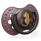 Smoczki uspokajające - Lovi Smoczek silikonowy dynamiczny 6-18m Jungle Vibes Girls - miniaturka - grafika 1