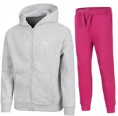 Dresy męskie - 4F OCIEPLANY DZIEWCZÄCY DRES KOMPLET BLUZA SPODNIE / rozm 158 - miniaturka - grafika 1