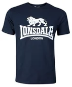 Koszulki męskie - T-shirt LONSDALE LOGO granatowy-XL - miniaturka - grafika 1