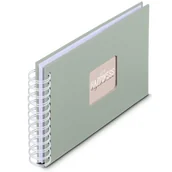 Albumy fotograficzne - Album HAMA Fine Art Białe kartki Szarozielony (50 stron) - miniaturka - grafika 1