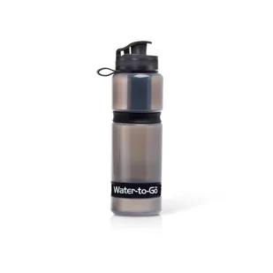 Water-to-go Butelka z filtrem Water-to-Go Active 750 ml - Czarna (WTG75CLACTIVEBLACK) WTG75CLACTIVEBLACK - Shakery i bidony sportowe - miniaturka - grafika 1