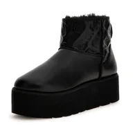 Botki damskie - Guess Czarne Damskie Ocieplane Botki Na Jesień 39 - miniaturka - grafika 1