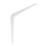 Zawiasy, okucia i inne akcesoria - Wspornik wzmocniony z przetłoczeniem szerokim WWPS 250 biały VELANO - miniaturka - grafika 1