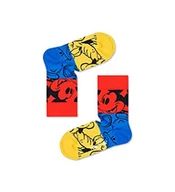 Skarpetki damskie - Happy Socks Kids Colorful Friends Sock, kolorowe i zabawne, Skarpety dla dzieci, Niebieski-Czerwony-Żółty (7-9Y) - miniaturka - grafika 1