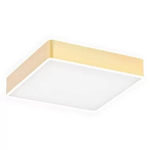 Argon Plafon 25x25cm mosiądz 15W wbudowany LED ATLANTIS 4050 - Lampy sufitowe - miniaturka - grafika 1