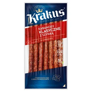 Krakus - Kabanosy wieprzowe - Kiełbasa i wędliny - miniaturka - grafika 1