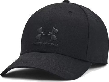 Męska Czarna Czapka Z Daszkiem Under Armour Black Logo One Size