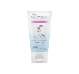 Biogened EMOLIENT LINUM BABY Krem ochronny 50g - Kremy dla dzieci - miniaturka - grafika 1