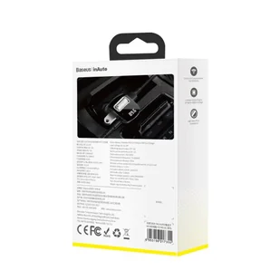 Baseus F40 nadajnik transmiter FM audio Bluetooth port AUX ładowarka samochodowa 2x USB 15W 2A czarny (CCF40-01) - Ładowarki samochodowe - miniaturka - grafika 24
