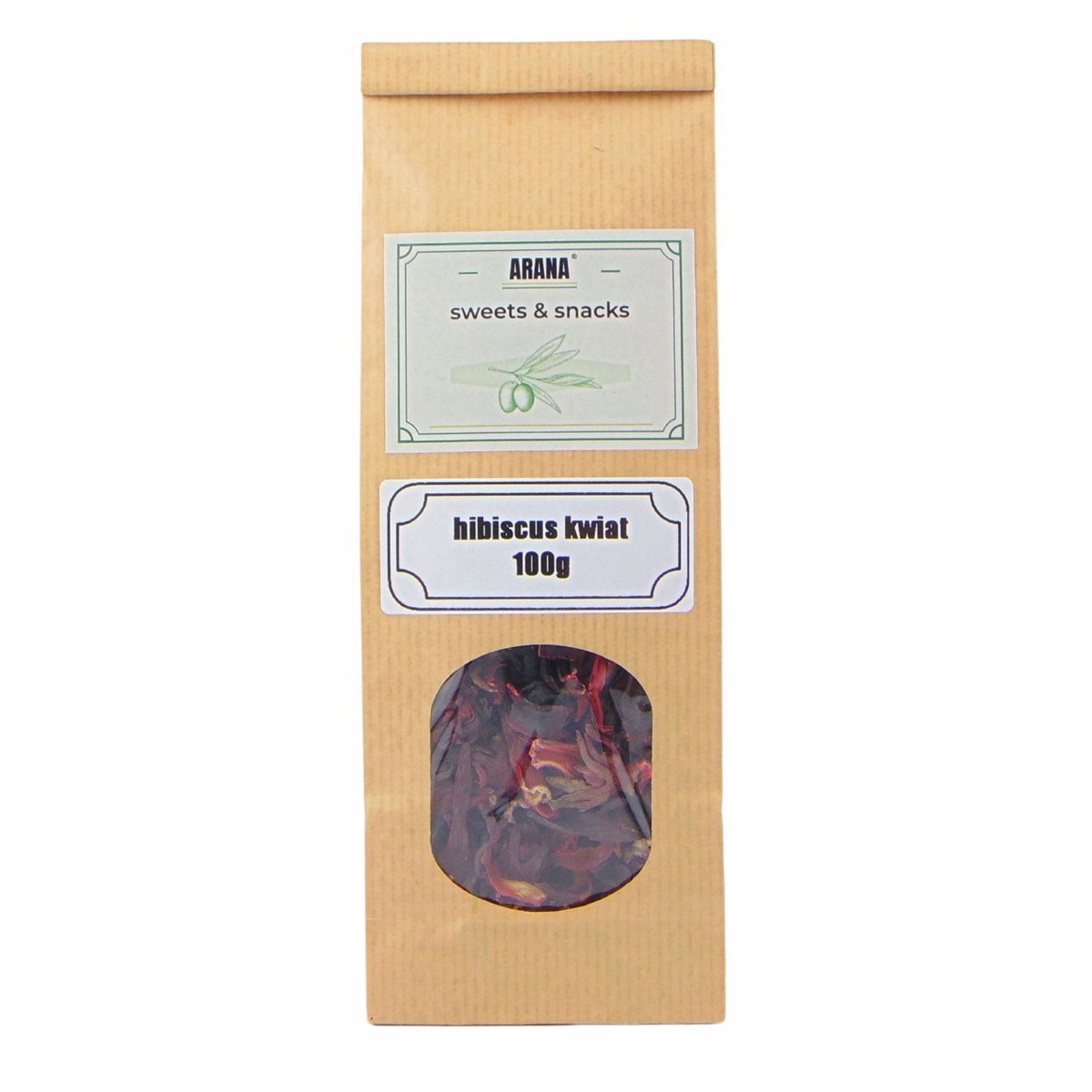 HIBISKUS KWIAT 100g suszony doskonała jakość