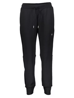 Spodnie sportowe damskie - asics Spodnie dresowe w kolorze czarnym - grafika 1