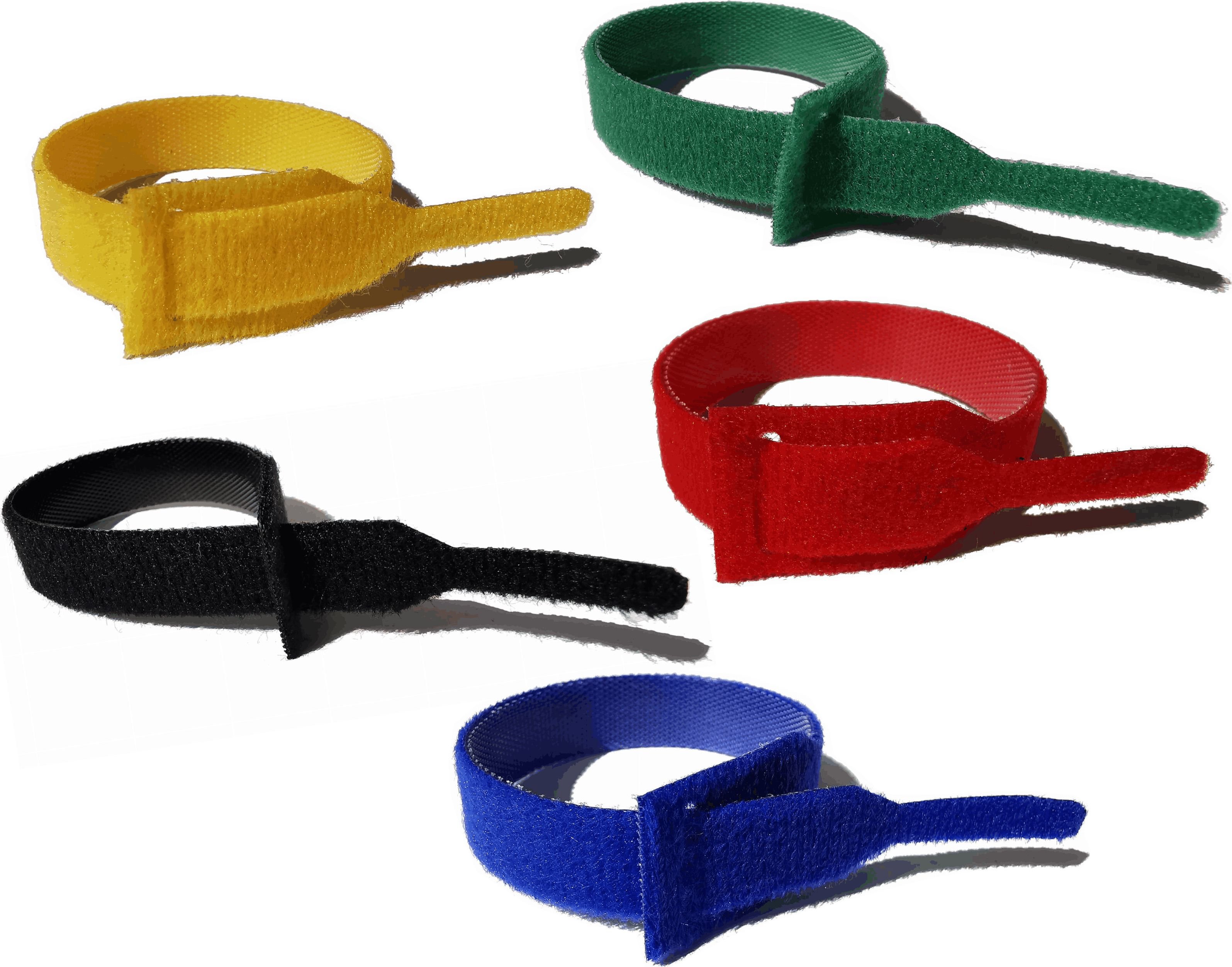 Organizer Wojtap Opaski rzepowe do kabli 25x300 mm 10 szt Mix kolorów