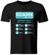 Koszulki męskie - Koszulka Dziadek Sp. Z O.O. Śmieszny T-shirt na Dzień Dziadka, roz. XXL - miniaturka - grafika 1