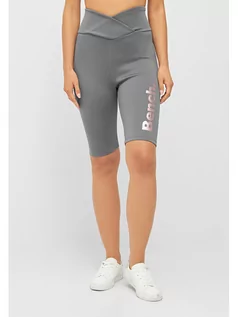 Spodnie sportowe damskie - Bench Legginsy funkcyjne "Magda" w kolorze szarym - grafika 1