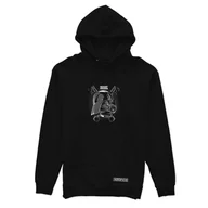 Odzież do sportów motorowych - Czarna bluza z kapturem BOOST VADER-L - miniaturka - grafika 1