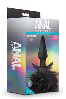 Korki analne - Anal Adventures Rabbit Tail Plug - Korek analny z pomponem  << DYSKRETNIE   |   DOSTAWA 24h   |  GRATISY - grafika 1