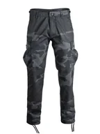 Spodnie męskie - spodnie bojówki US RANGER HOSE TYP BDU " STRAIGHT CUT " blackcamo-S - miniaturka - grafika 1