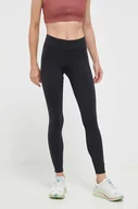 Legginsy - Reebok legginsy treningowe Lux kolor czarny gładkie - miniaturka - grafika 1
