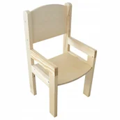 Zestawy mebli dla dzieci - MEBELKI DZIECIĘCE KRZESEŁKO PEŁNE Z PODŁOKIETNIKIEM DLA MALUCHA NOWOŚĆ - miniaturka - grafika 1