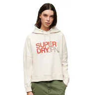 Bluzy damskie - Boxy Hoodie Superdry - miniaturka - grafika 1