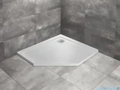 Brodziki prysznicowe - Radaway Doros Pt E Stone brodzik pięciokątny 100x80x5cm prawy biały SDRPT1080-01-04SR - miniaturka - grafika 1