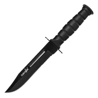 Noże - Nóż Master Cutlery Survivor Fixed Blade HK-1023DP - Black - miniaturka - grafika 1