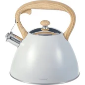 Czajniki na gaz - Klausberg Czajnik z gwizdkiem biały, 3 l - miniaturka - grafika 1