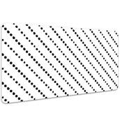 Podkładki na biurko - Mata ochronna na biurko Kropki geometria 100x50 cm, Dywanomat - miniaturka - grafika 1