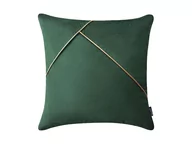 Poszewki na poduszki - Room99 POSZEWKA DEKORACYJNA BE GLAM SIMPLE - BUTELKOWA ZIELEŃ 45x45 5908224019226 - miniaturka - grafika 1