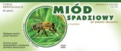 Akcesoria do hodowli zwierząt - Etykiety na Miód ze Spadzi Iglastej (100szt) E1104 - miniaturka - grafika 1
