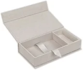 Albumy fotograficzne - ZEP Box USB Lodi D 23x12,5x5 Leinen Box für Fotos/USB BY546D - miniaturka - grafika 1